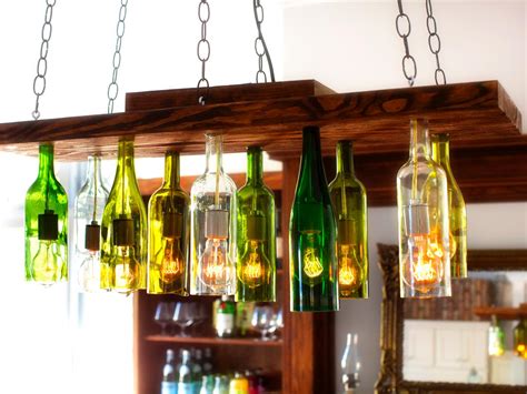 How To Make A Chandelier From Old Wine Bottles How Tos Diy