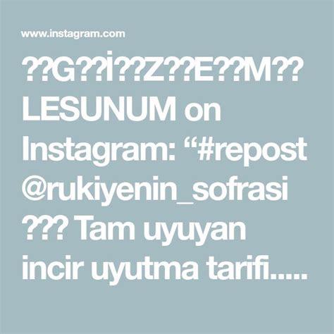 ♥️g♥️İ♥️z♥️e♥️m♥️lesunum On Instagram “repost Rukiyeninsofrasi