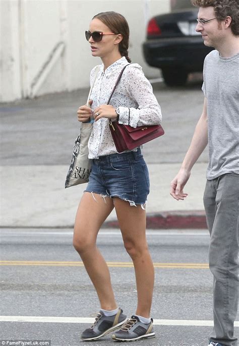 Natalie Portman Flashes The Flesh In Tiny Shorts As She And Husband