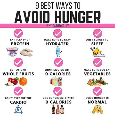 a few ways to avoid hunger — being hungry sucks reason being when you