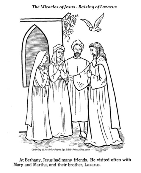 Infringing copyright of your pictures using contact page. The Raising of Lazarus Coloring pages