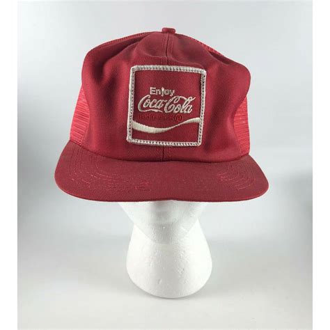 Other Vintage K Products Enjoy Coca Cola Snapback Trucker Hat Grailed