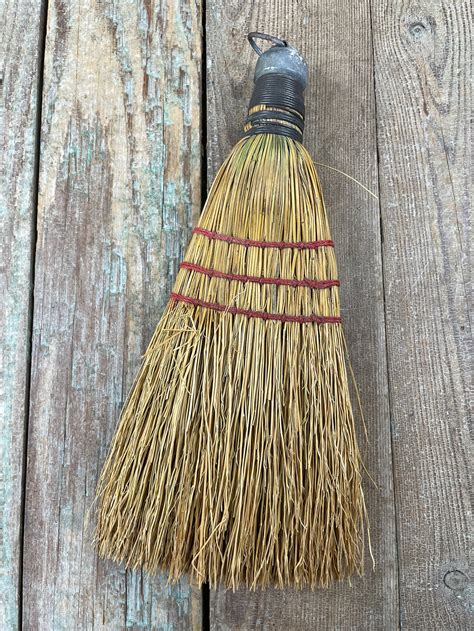 Vintage Whisk Broom Collection 3 Old Shabby Whisk Brooms Etsy