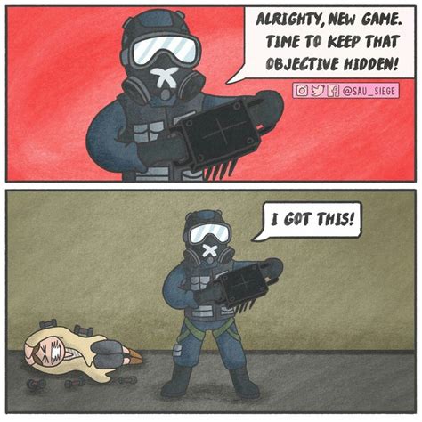 Mute In A Nutshell Rainbow Six Siege Memes Rainbow Six Siege Art