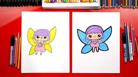 All drawing member exclusive folding surprise painting origami cutout sculpting art core parent & teacher info extras. How To Draw A Cute Fairy - Art For Kids Hub
