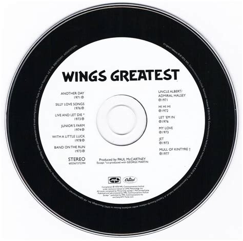 Paul Mccartney And Wings Wings Greatest 1978 2018 Remastered