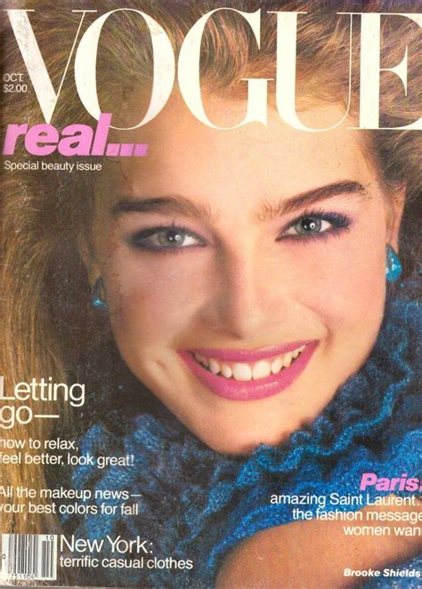 1980 Vogue Fashion Magazine Brooke Shields Sigourney Weaver Nancy