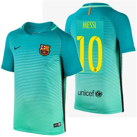 Nike Lionel Messi Fc Barcelona Third Youth Jersey 201617 Ebay