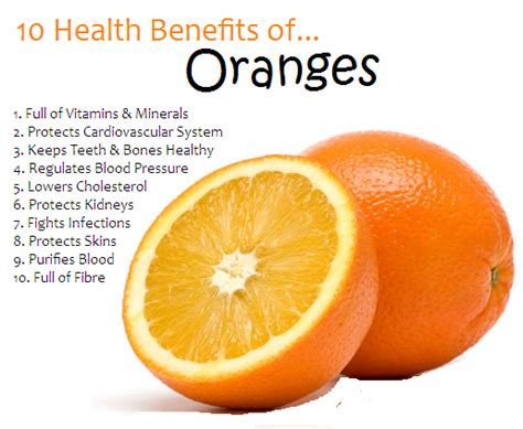 Health Benefits Of Oranges