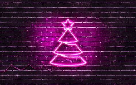 1920x1080px 1080p Free Download Purple Neon Christmas Tree Purple