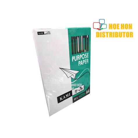 Great savings & free delivery / collection on many items. KAMI Multipurpose A4 Paper 200gsm 50 sheet | Shopee Malaysia