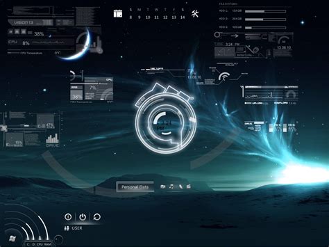 Droid Dna Redesign Your Desktop With Rainmeter