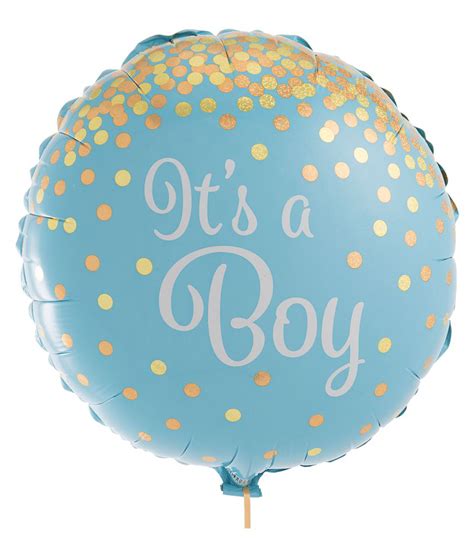 Baby Shower Decoration Its A Boy Round Foil Balloons Marble Balloon And Metallic Ballon 7 Pc