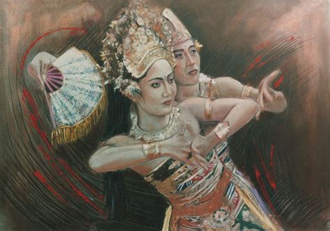Bali Balinese Dancers X Cm Indon Sie