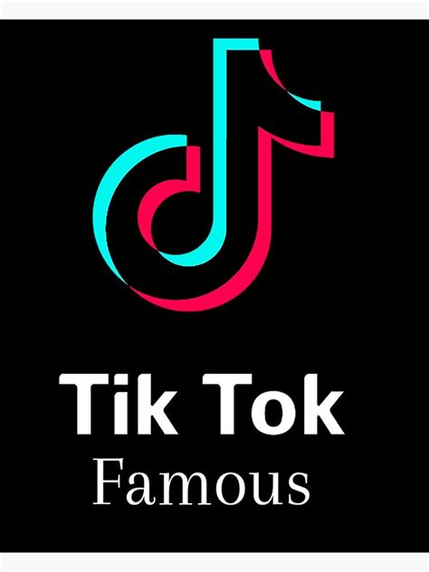 Tik Tok Famous Framed Art Print By Graceisgood16 Redbubble