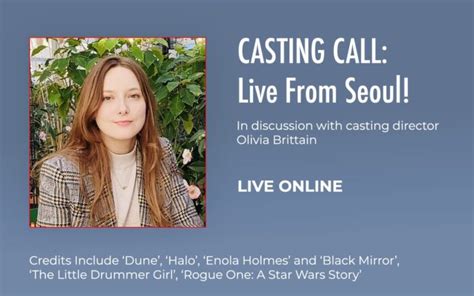Casting Call Live From Seoul In Discussion With Casting Director