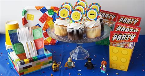 Lego Minifigure Party With Free Printables Artsy Fartsy Mama
