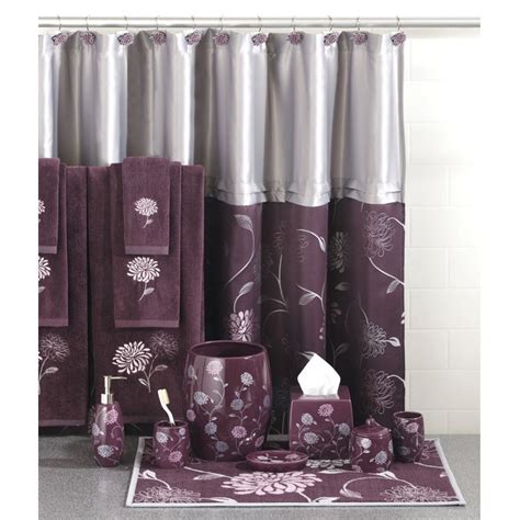 Free shipping on selected items. I like the rug. | Gray bathroom decor, Purple bathrooms ...