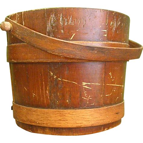 Charming Vintage Wooden Bucket, Firkin from bluebonnethillantiques on ...