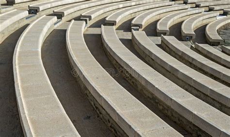 Open Air Stone Amphitheater In Eilat Stock Image Image Of Stone