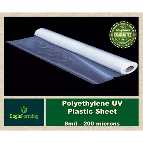 Promo Uv Plastic Sheet 8 Mil 200 Microns 10ft X 1 Meter Shopee Philippines