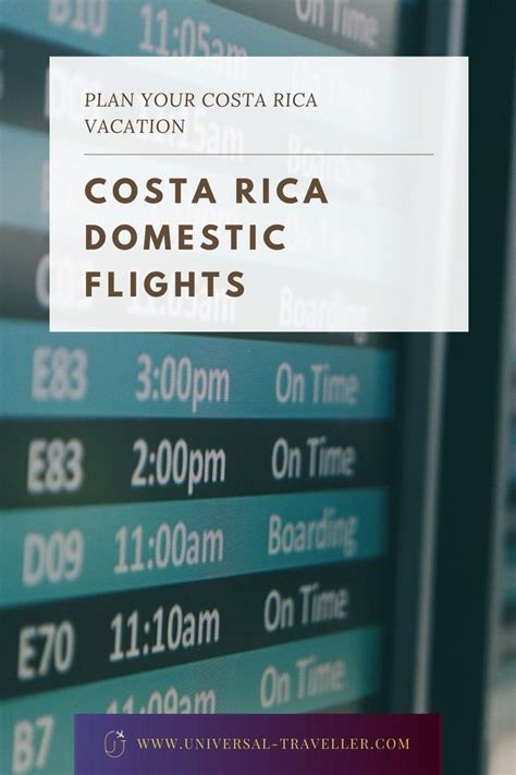 Costa Rica Domestic Flights Domestic Flights Round The World Trip