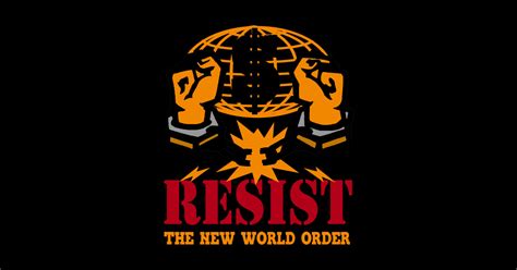 Resist The Nwo Illuminati Sticker Teepublic