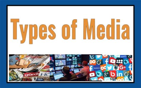 Media Types Ppt