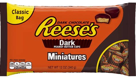 Reeses Dark Chocolate Mini Peanut Butter Cups At Mighty Ape Nz