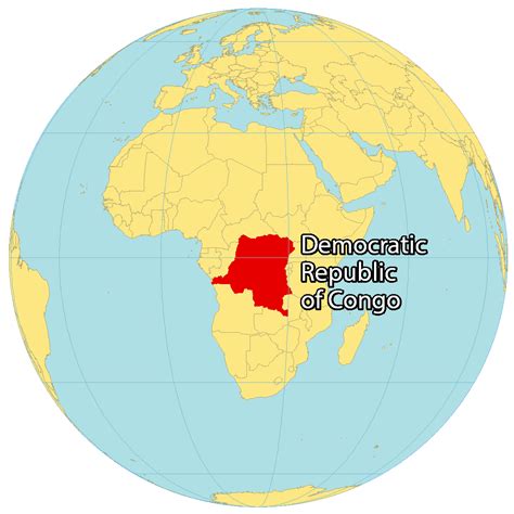 Democratic Republic Of Congo Map Gis Geography