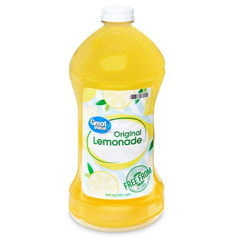 Great Value Lemonade Flavored Juice Drink Frozen 12 Fl Oz