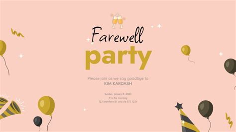 Free Farewell Powerpoint Template Printable Templates