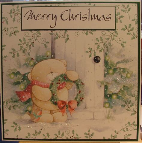 The most common christmas card for friend material is metal. Rosie's Cards: Forever Friends Christmas Card