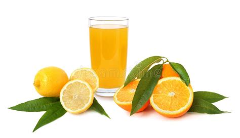 Lemon And Orange Juice Stock Image Image Of Freshness 24789189