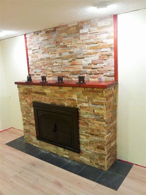 Fireplace veneers, fireplaces pictures, how to build a fireplace surround, ledgestone veneer fireplace, flueless gas fires, cheap fireplaces, stone facing for. Blah-blah-blah: Natural stone veneer on a fireplace.
