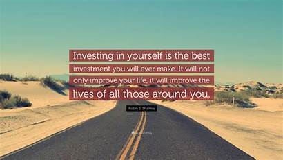 Investment Quotes Sharma Robin Yourself Investing Quote