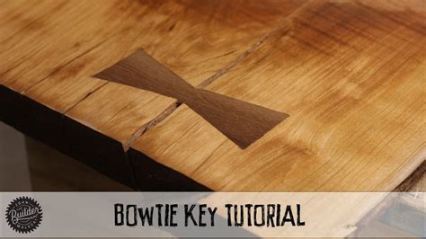 Wood Bowtie Inlay Template