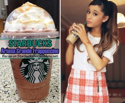 Starbucks Ariana Grande Frappuccino Starbucks Secret Menu