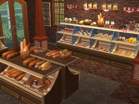 Antique Bakery Set Decorative Foods And More Sims Sims Building