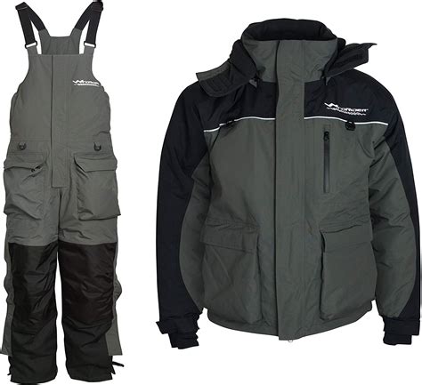 Windrider Ice Fishing Suit Insulated Bibs And Jacket Flotation