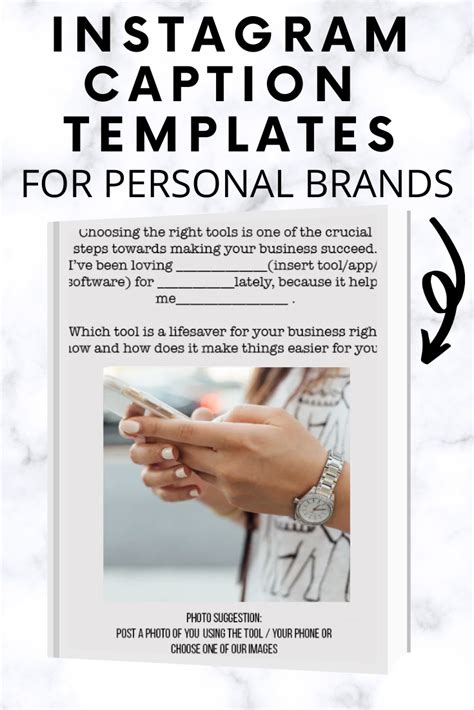 get 30 social media caption templates for personal brands done by a social media manager the