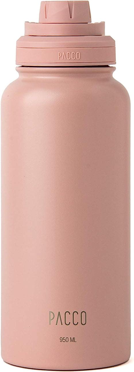 Garrafa Térmica Hydra 950ml PACCO Rose Amazon com br