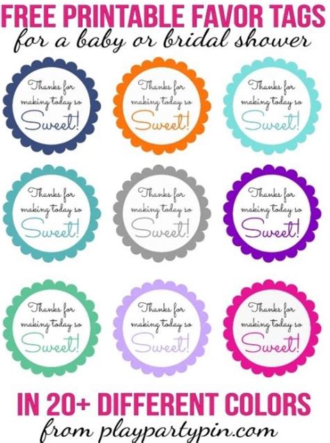 Looking for cheap baby shower favors? Simple Baby Shower Favor Idea and Printable | Sweet, Cute ...
