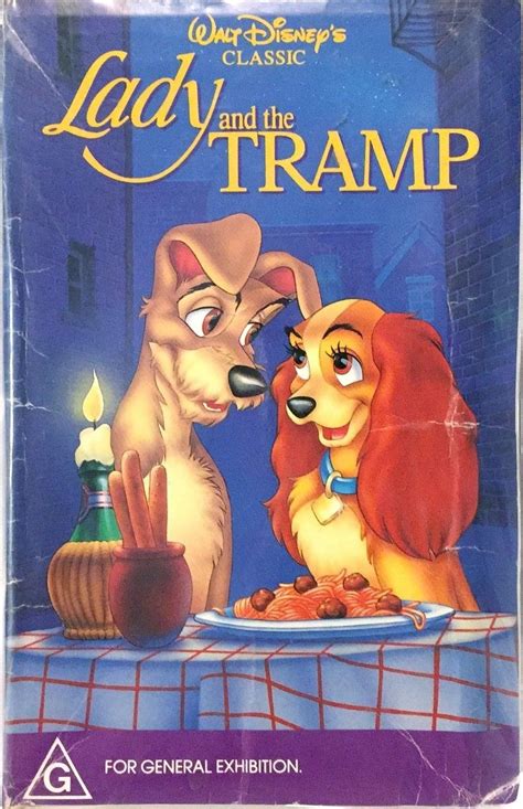Lady And The Tramp 1990 Australia Vhs Walt Disney Classics Disney