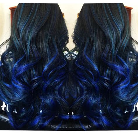 20 Balayage Dark Hair Blue Fashionblog