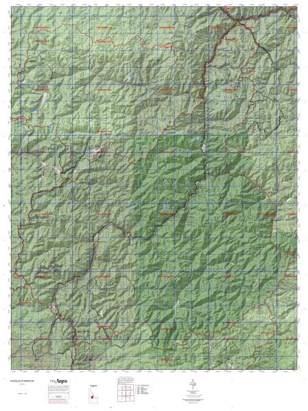Idaho Hunting Unit 27 Middle Fork Topo Maps Hunting Topo Maps And