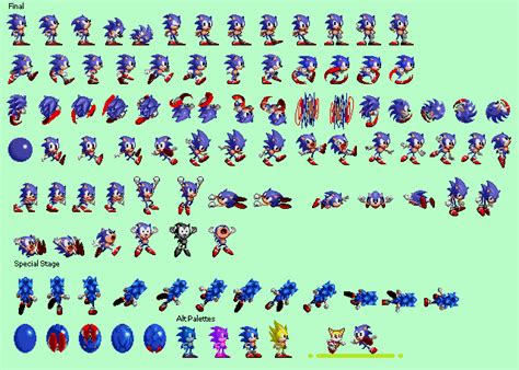 Sonic Cd Styled Sonic 2 Sprites By Crazylifegamer On Deviantart