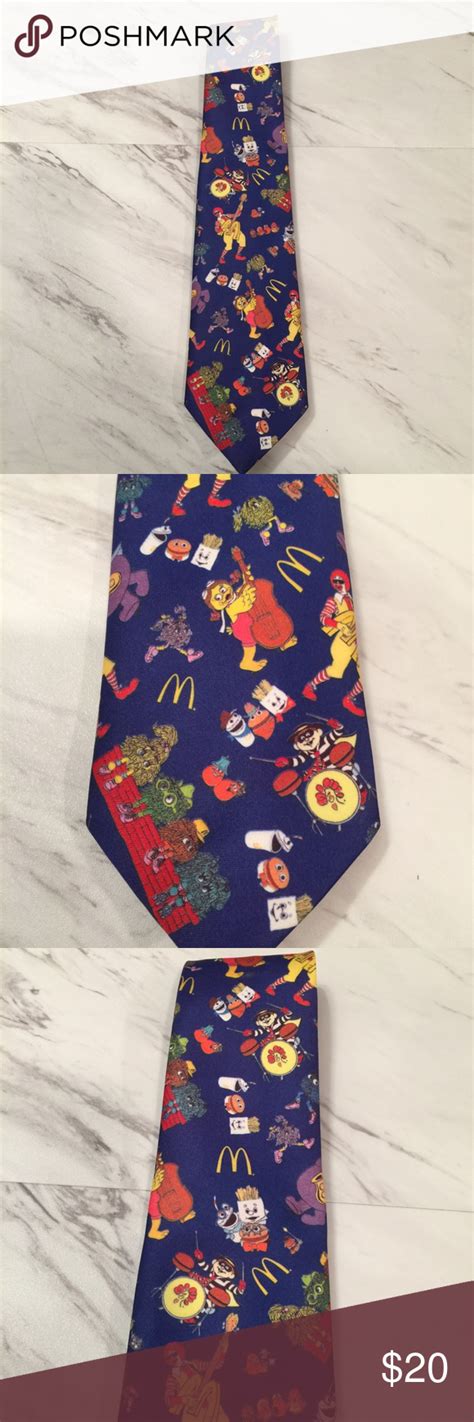 Use them in commercial designs under lifetime, perpetual & worldwide rights. Mc Donald's Tie In good condition Mc Donald's tie. Blue ...