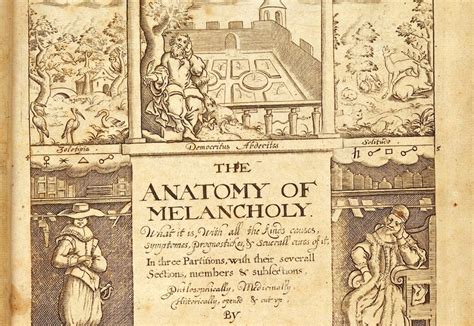 Book Of The Week The Anatomy Of Melancholy Idler