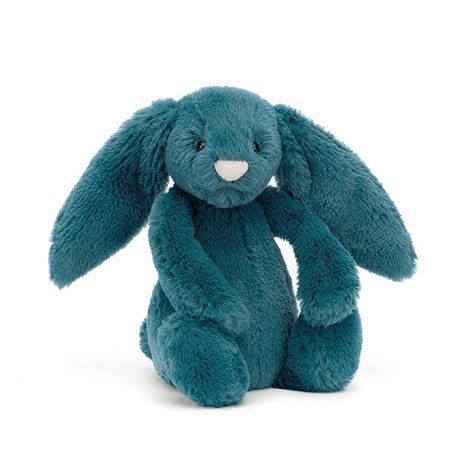 Jellycat Bashful Bunny Mineral Blue Medium One Baby